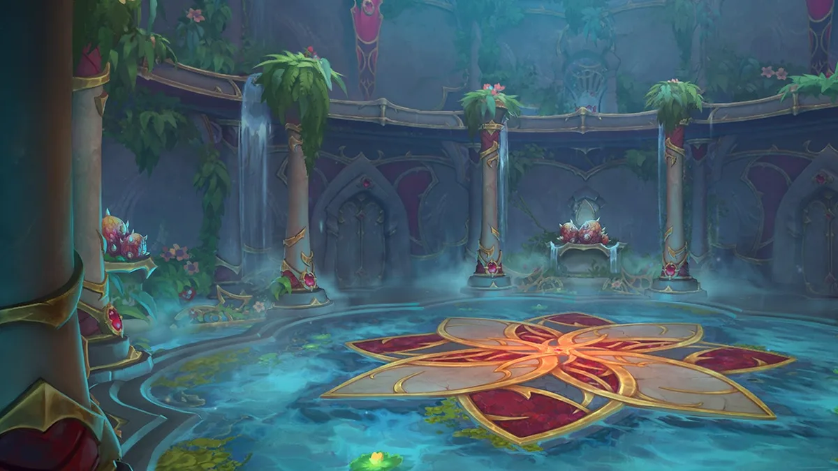 Official World of Warcraft view of Ruby Life Pools